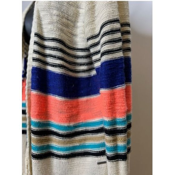 Element Women Pullover Open Front Cable Knit Cardigan Sweater Size L Multicolor - Picture 4 of 4